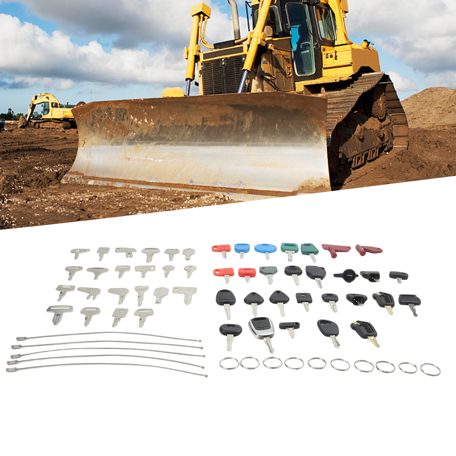 Heavy Equipment Keys Master Set - 50 Heavy Equipment Keys Master Set