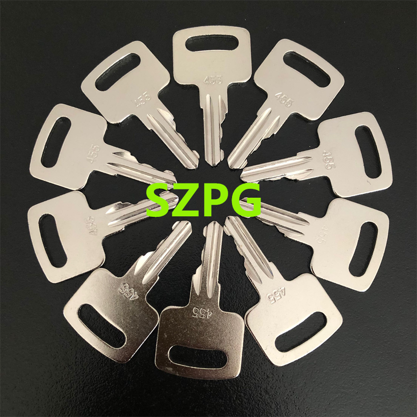 Heavy Equipment Forklift - 10PCS 455 Ignition Key with Square