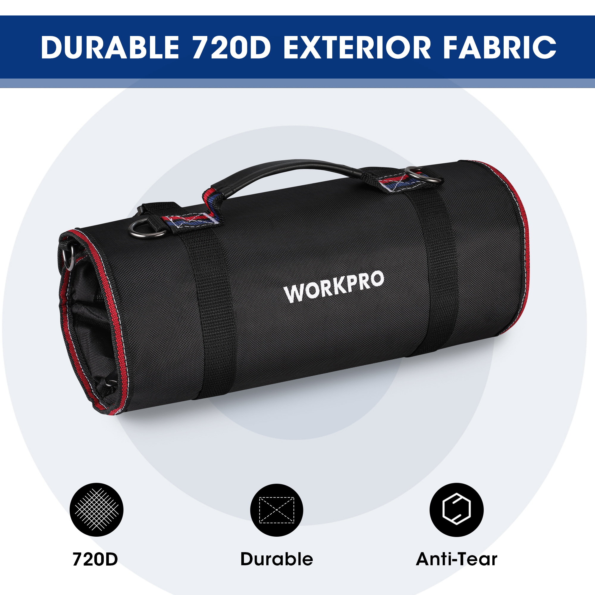 WORKPRO Roll Up Tool Bag with  - Heavy Equipment Storage のレビューと価格