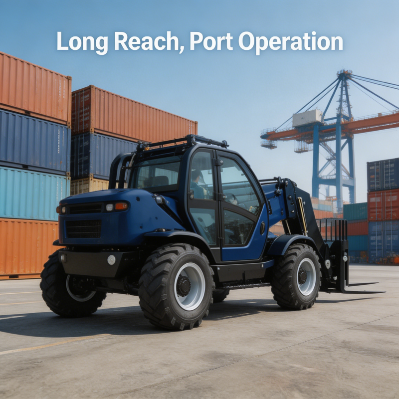 Heavy Duty 7M Reach Telehandle - Heavy Equipment Forklift のレビューと価格
