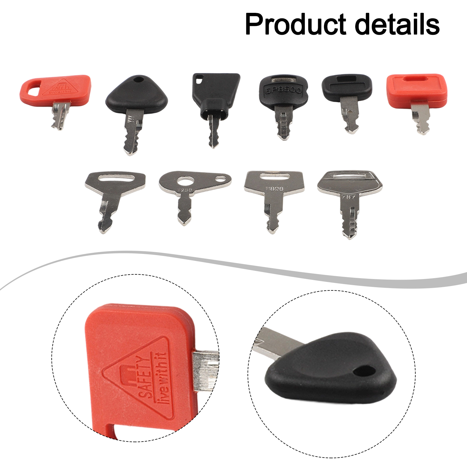 10PCS Keys Master Key Ignition - Heavy Equipment Keys Master Set のレビューと価格