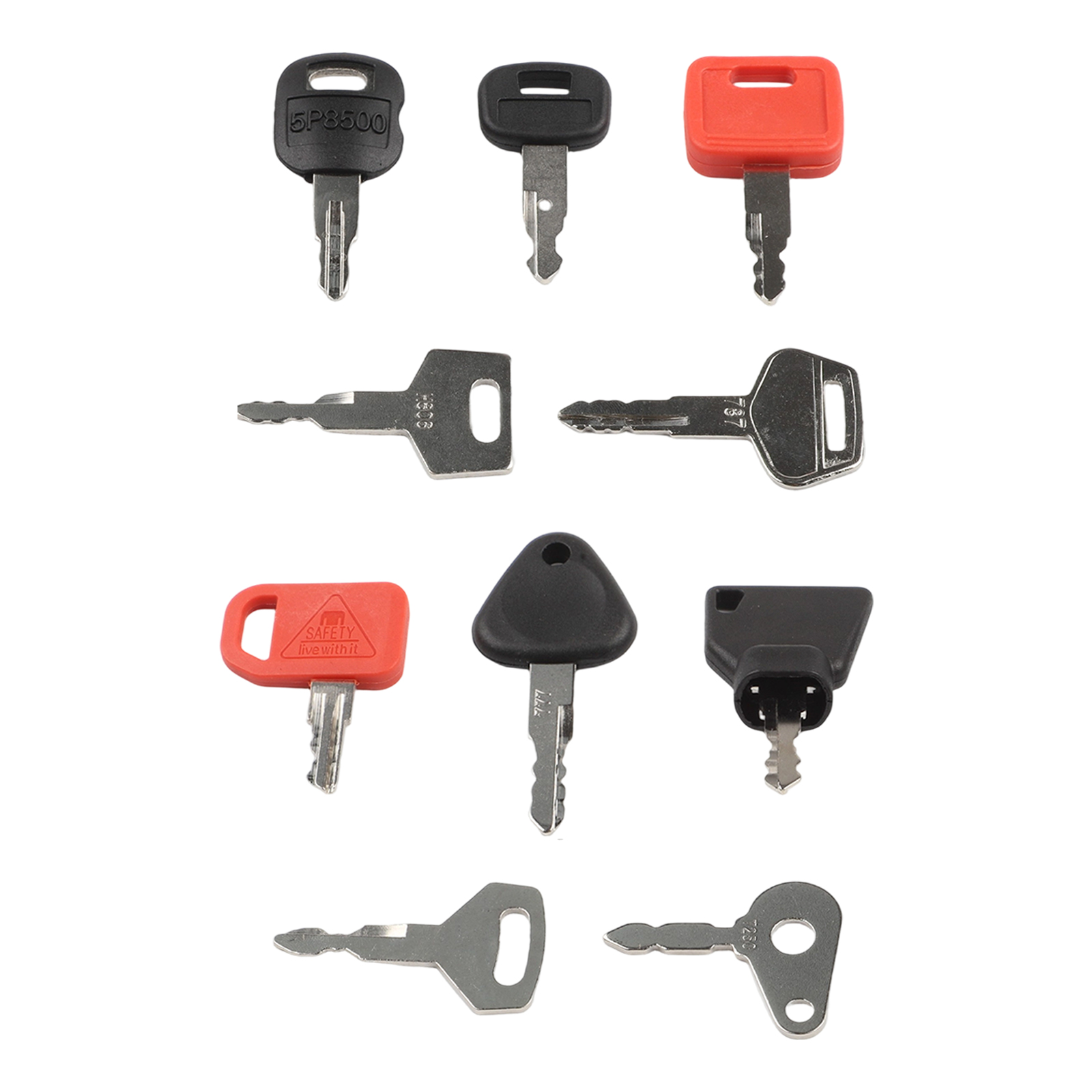 10PCS Keys Master Key Ignition - Heavy Equipment Keys Master Set のレビューと価格