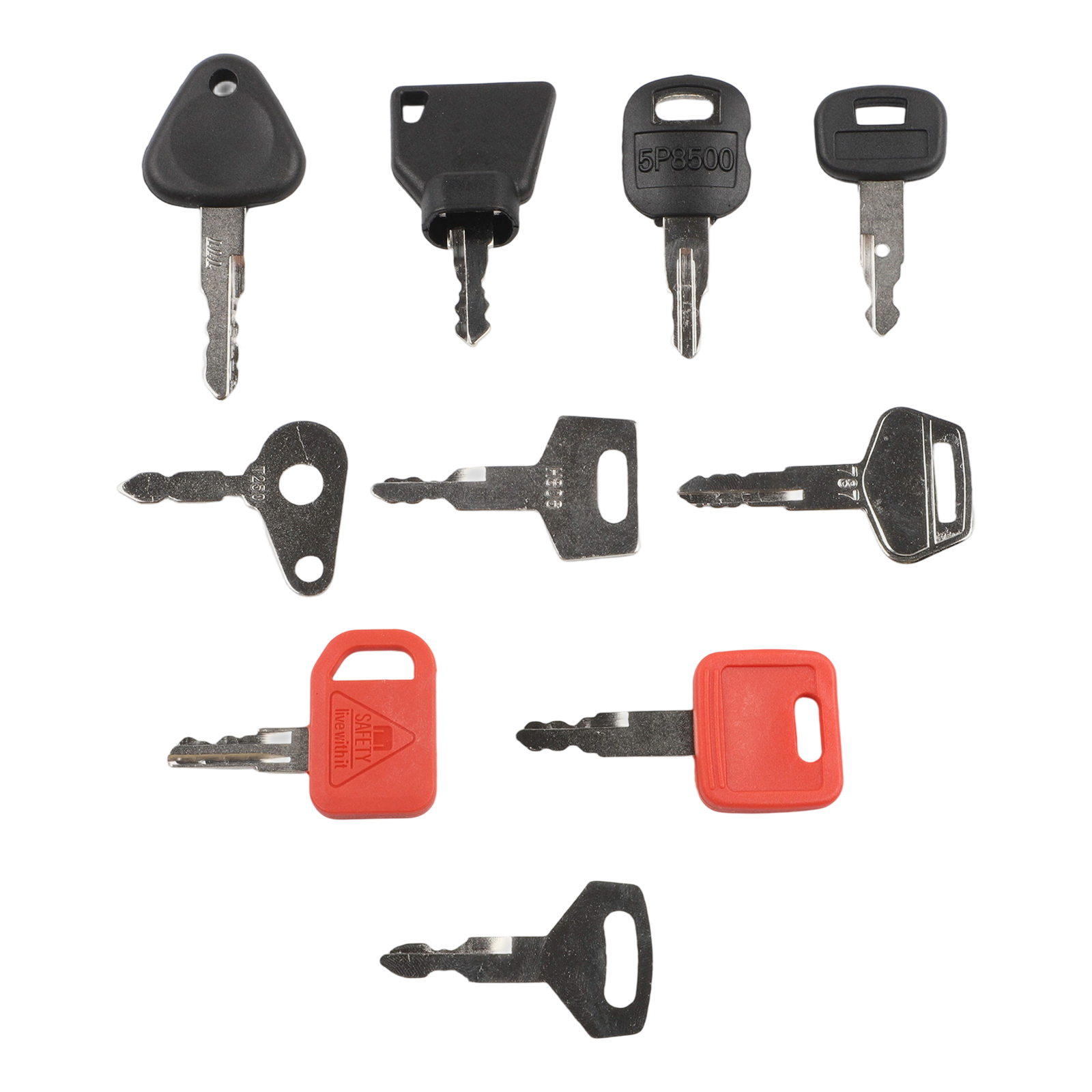 10PCS Keys Master Key Ignition - Heavy Equipment Keys Master Set のレビューと価格