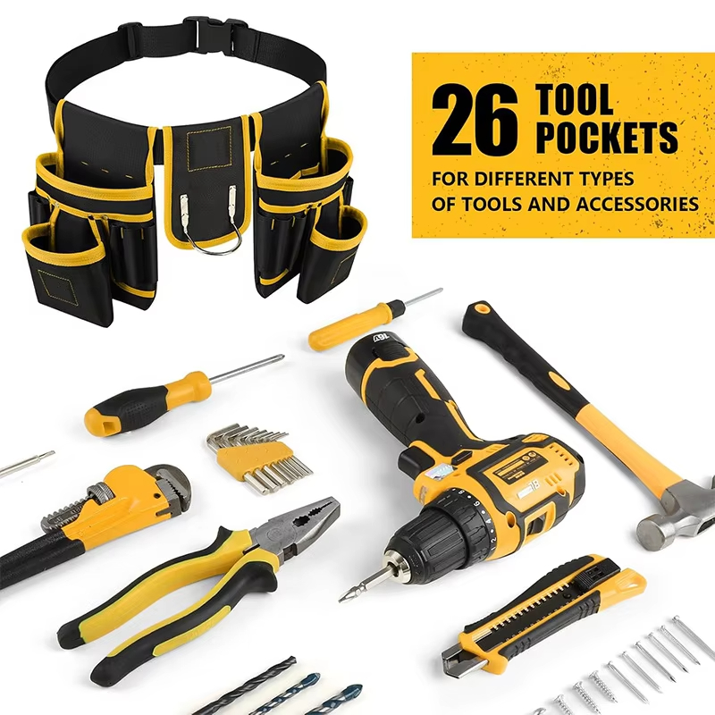 Adjustable Tool Belt Bag with  - Heavy Equipment Storage のレビューと価格