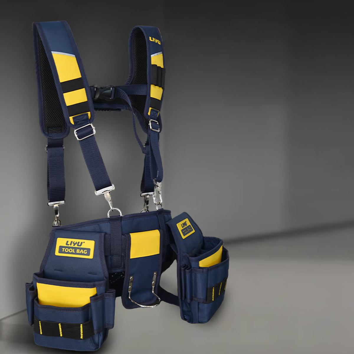LIYU Tool Belt with Suspenders - Heavy Equipment Storage のレビューと価格