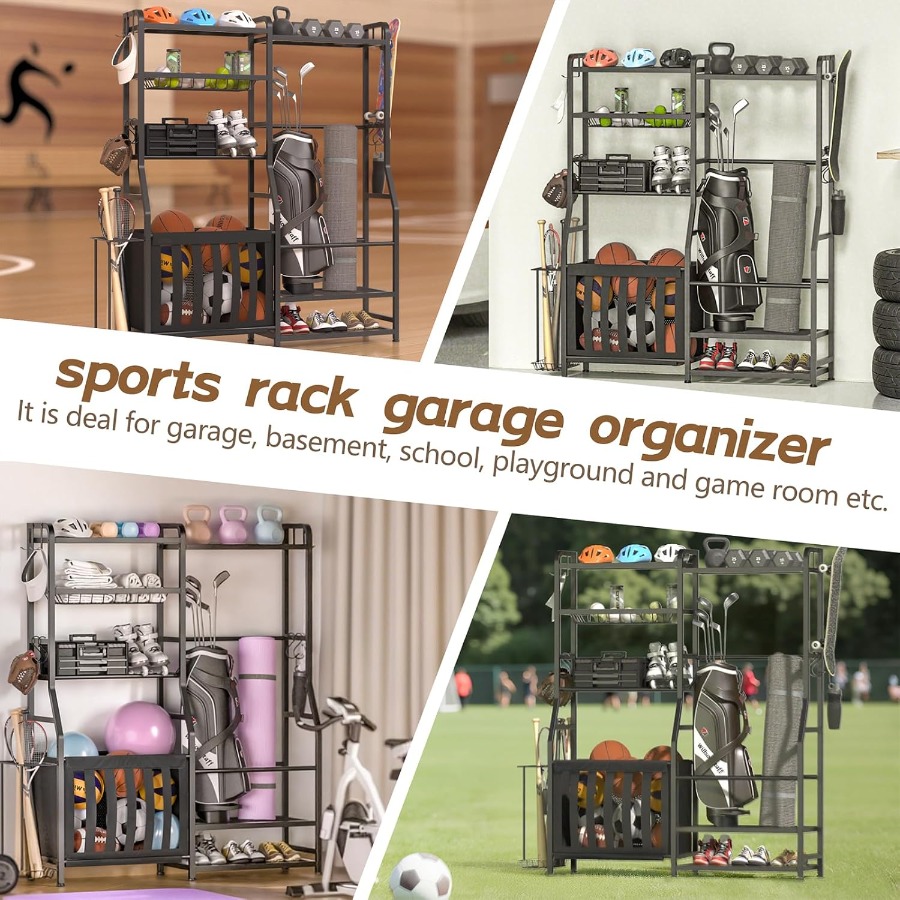Garage Sports Equipment Organi - Heavy Equipment Storage のレビューと価格