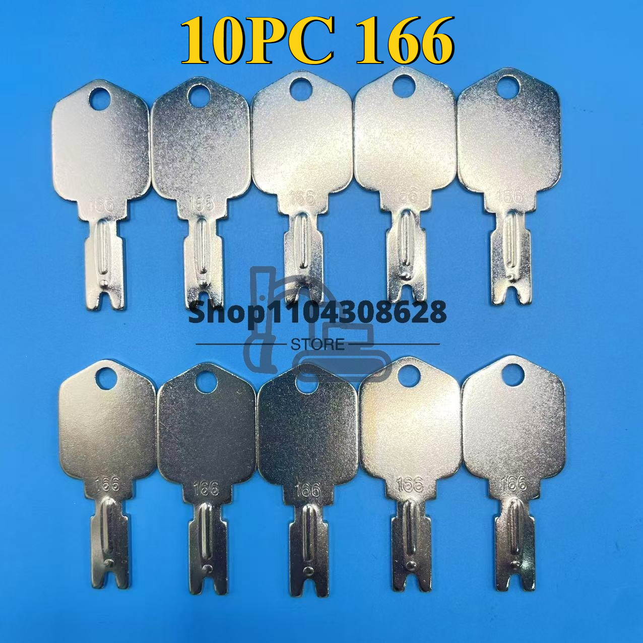 10PCS 166 Ignition Keys Forkli - Heavy Equipment Forklift のレビューと価格