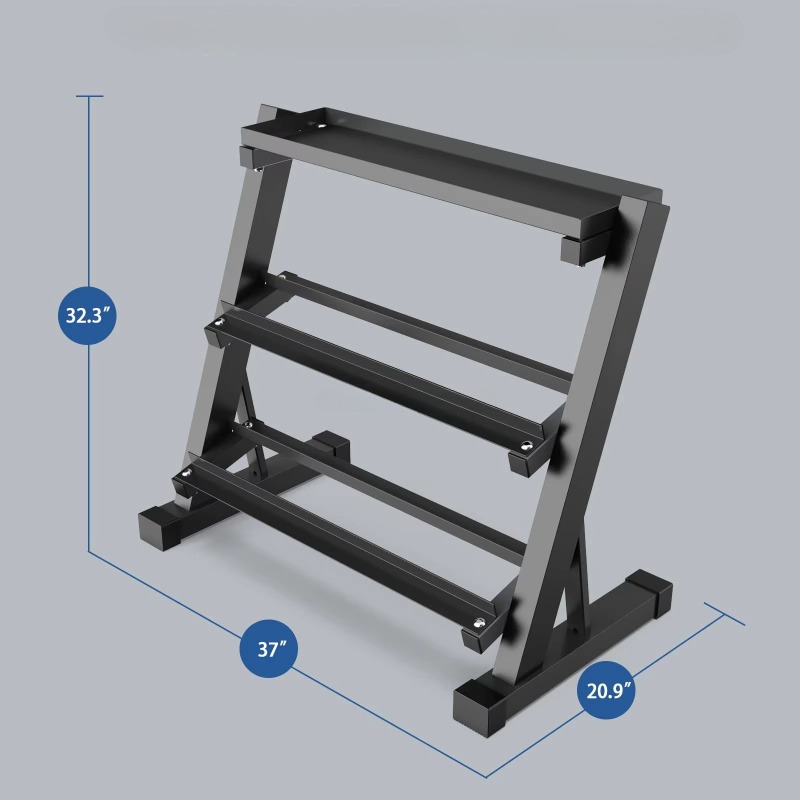 3-Tier Dumbbell Storage Rack 8 - Heavy Equipment Storage のレビューと価格