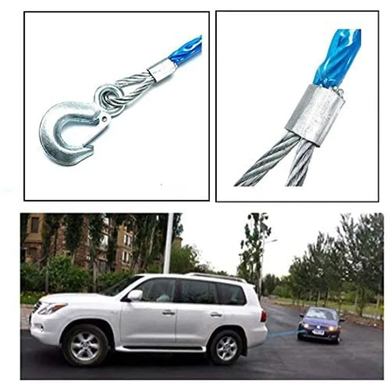 Car Towing Rope 3-7 Tons Steel - Heavy Equipment Trailer のレビューと価格