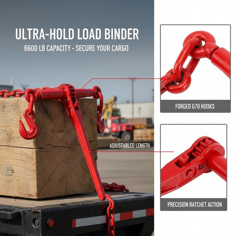 Ratchet Load Binder 5/16-3/8 I - Heavy Equipment Trailer のレビューと価格
