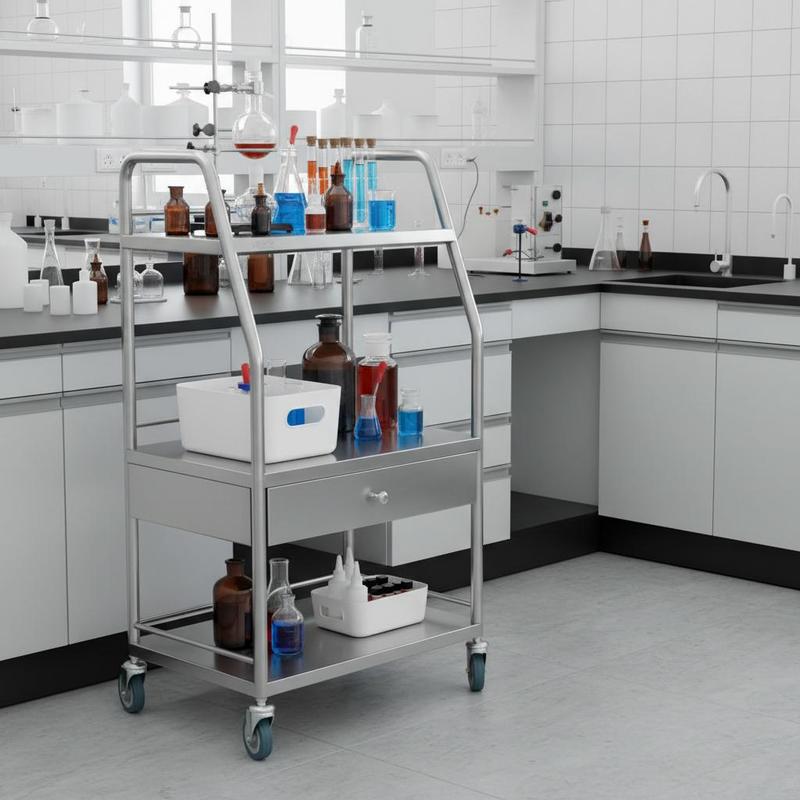 Medical Trolley 23.6x15.7x33.4 - Heavy Equipment Storage のレビューと価格