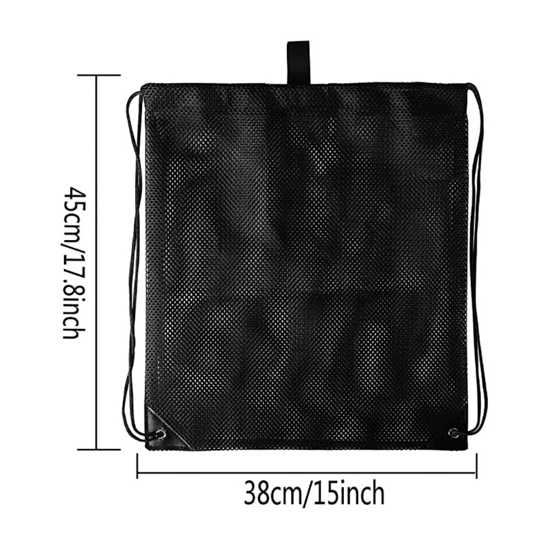 Heavy Duty Mesh Drawstring Bac - Heavy Equipment Storage のレビューと価格