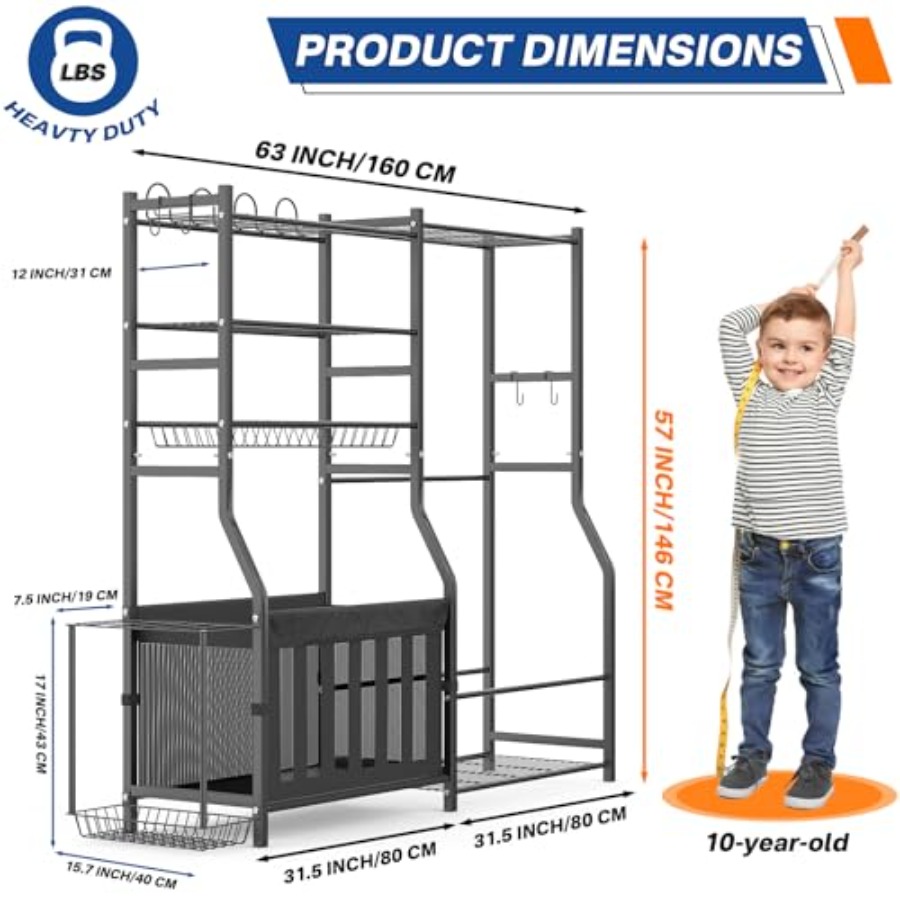 Heavy Duty Garage Sports Equip - Heavy Equipment Storage のレビューと価格